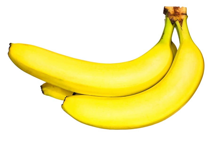 banana, dieta, carne, comida, fresco, fruto, saudável, isolado, casca, maduro