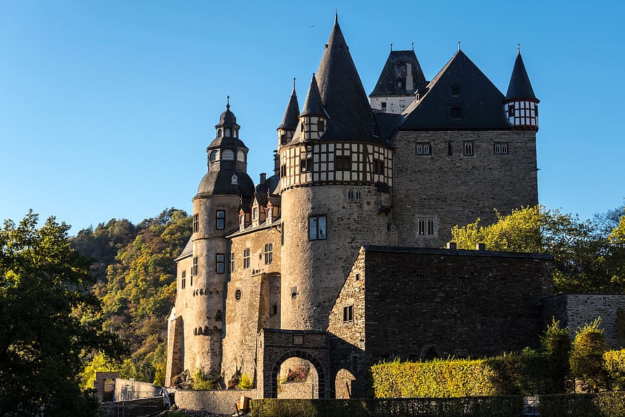 castle, fortress, middle ages, mysterious, mystical, magic, truss, building, architecture, substantiate