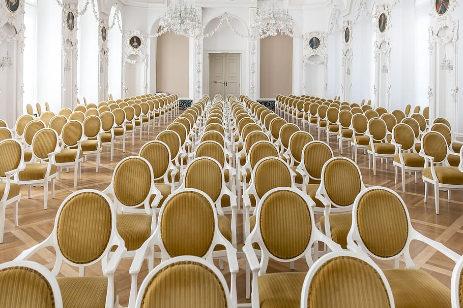 empty, seats, hall, audience, auditorium, barock, barocko, chair, concert, conference