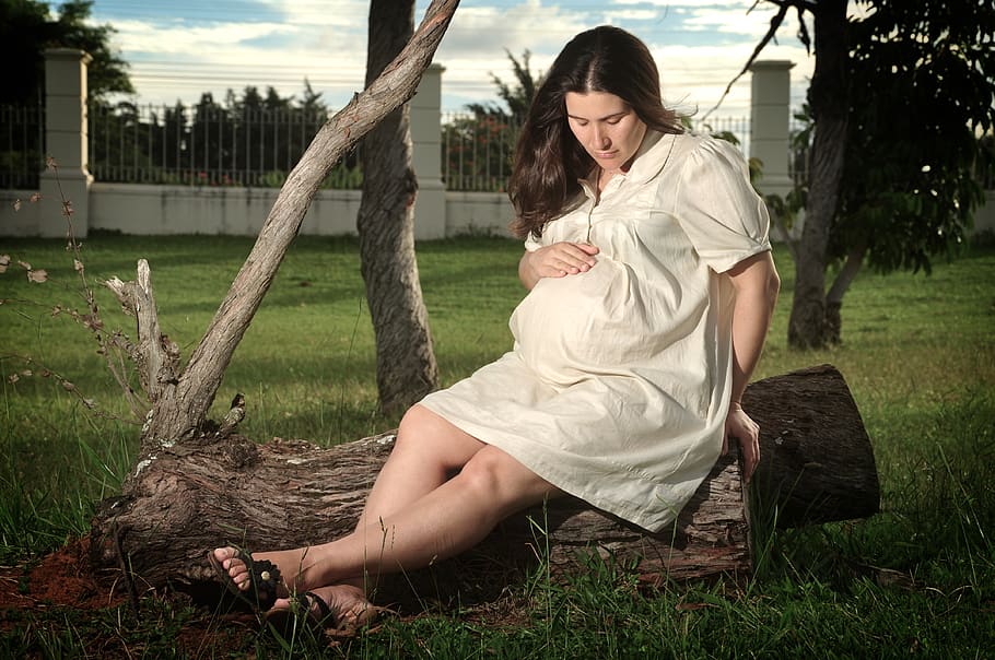 mujer embarazada, gran barriga, barriga, embarazada, mujer, madre, espera, bebé, gestación, mamá
