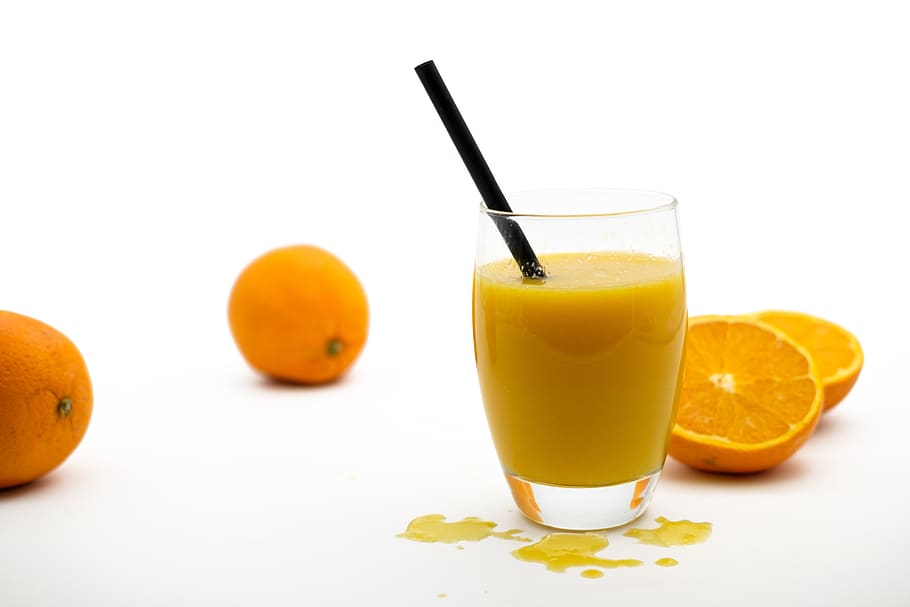 naranja, jugo de naranja, fruta, cítricos, bebida, vidrio, vitaminas, saludable, comida y bebida, alimentación saludable