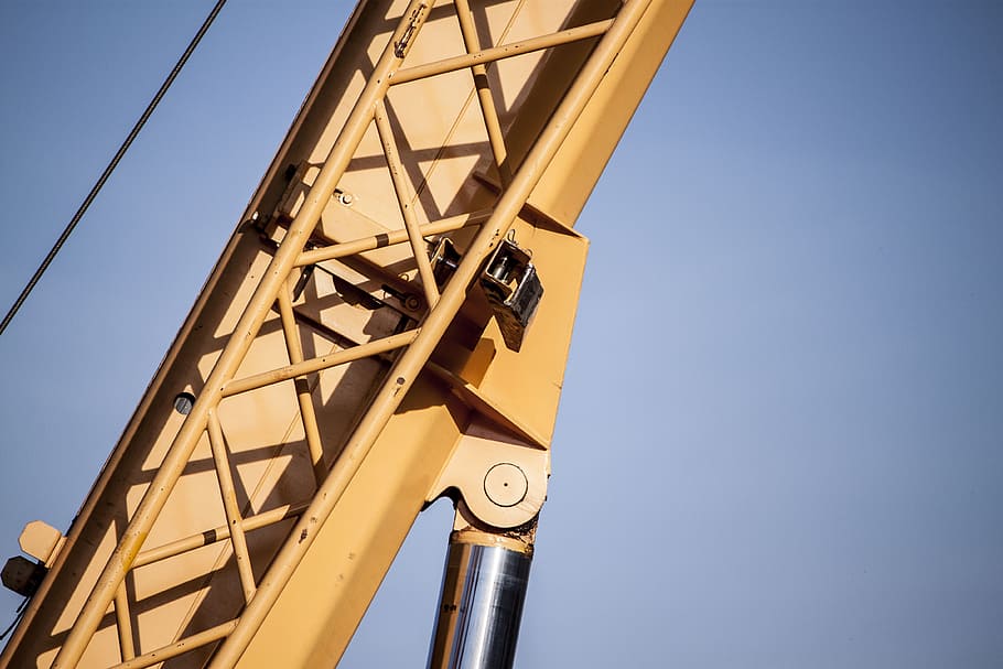 crane arm, crane, construction, steel, heavy, building, industry, industrial, metal, high