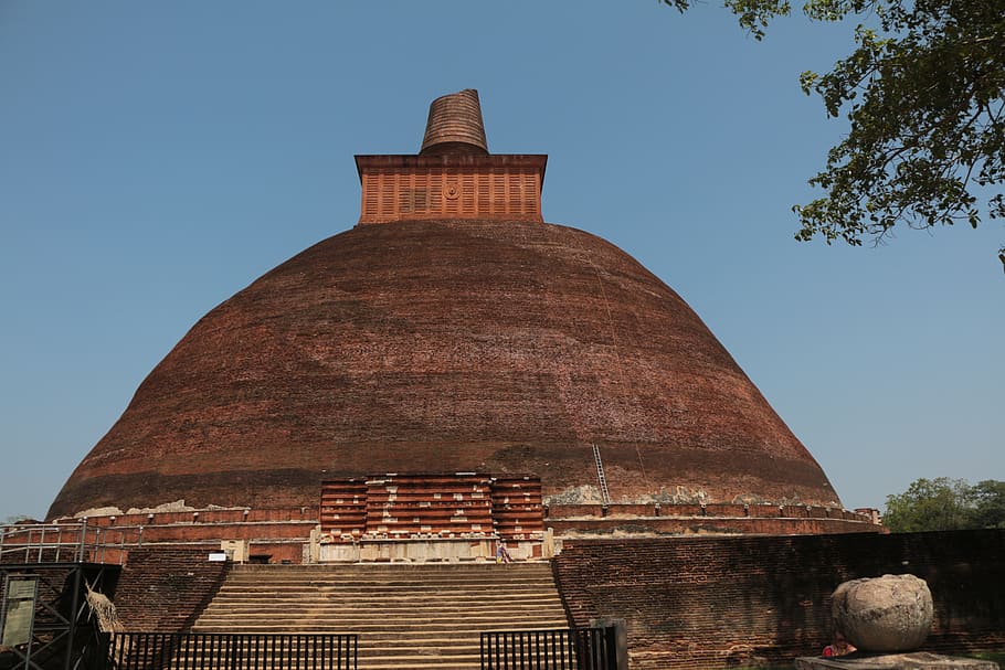 stupa, buddhist, temple, sri lanka, ancient, architecture, culture, religion, asia, anuradapura