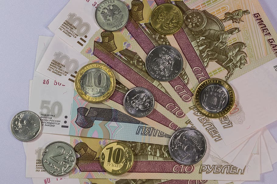 валюта, богатство, финансы, фон, золотой, рубль, россия, монеты, деньги, монета