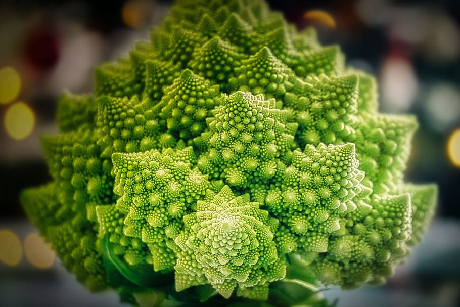 romanesco, cauliflower, vegetables, healthy, green, food, fractal, natural phenomenon, kohl, raw