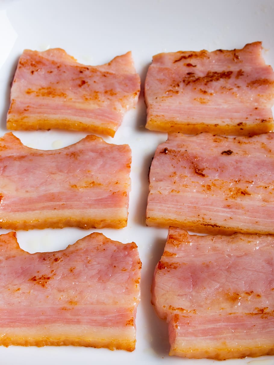 bacon, carne, carne de porco, comida, delicioso, presunto, nutrição, dieta, comer, gordura