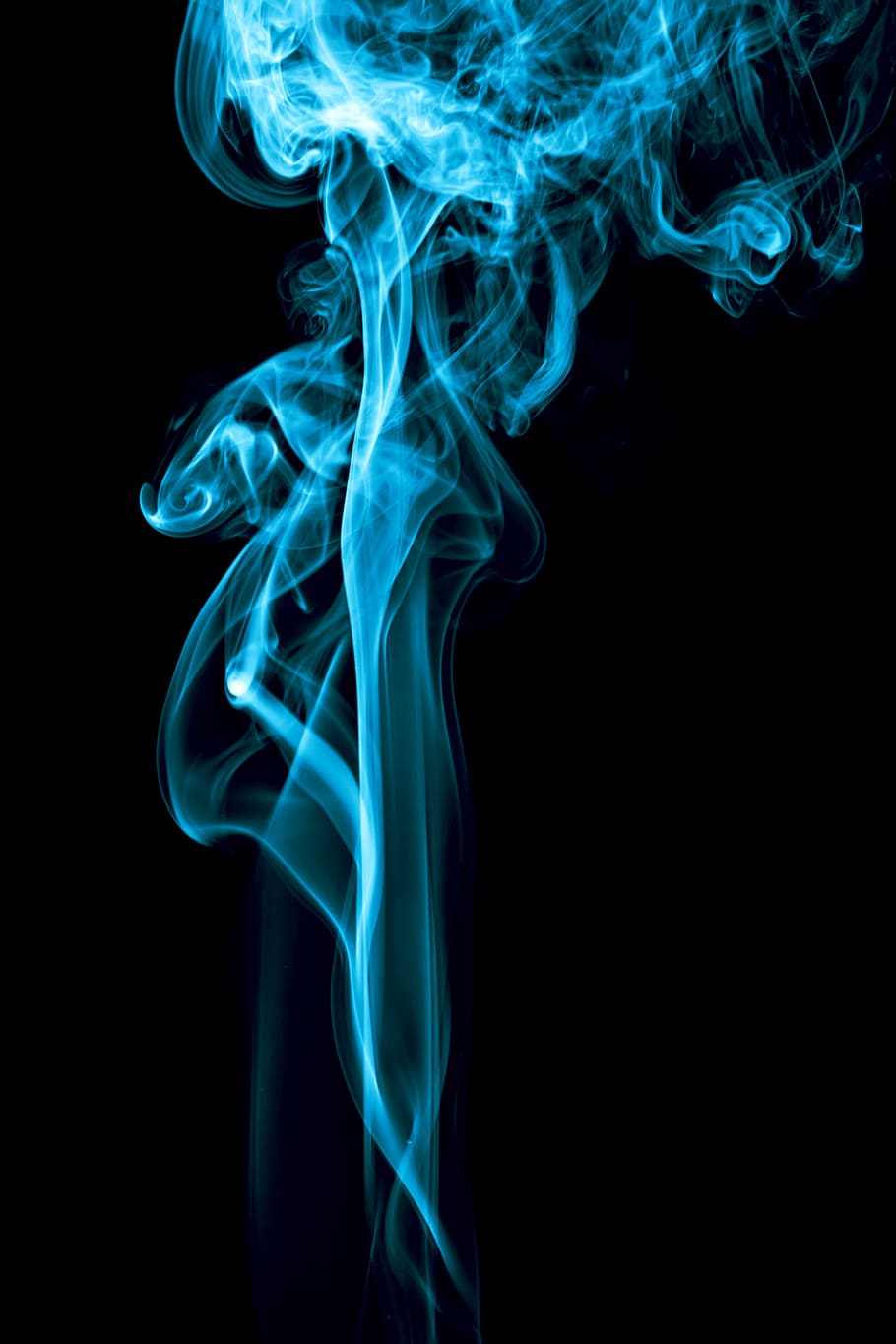 абстракция, аромат, ароматерапия, фон, цвет, запах, дым, дым - физическая структура, черный фон, студийный снимок