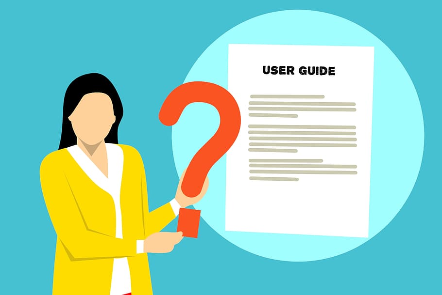 illustration, user guide documentation, documentation., manual, book, user, guide, document, education, business