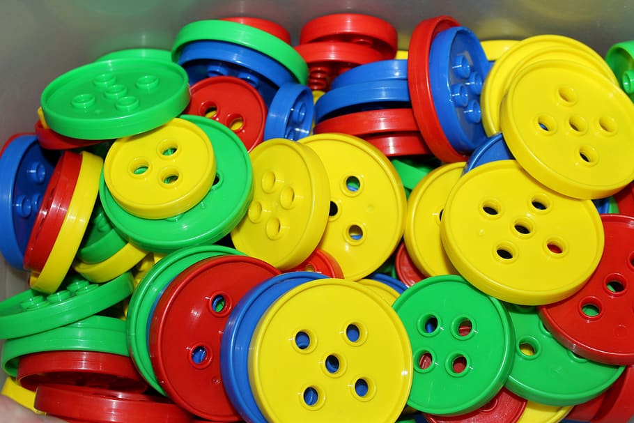buttons, toys, counting, education, colorful, children, a collection of, holes, multi colored, large group of objects