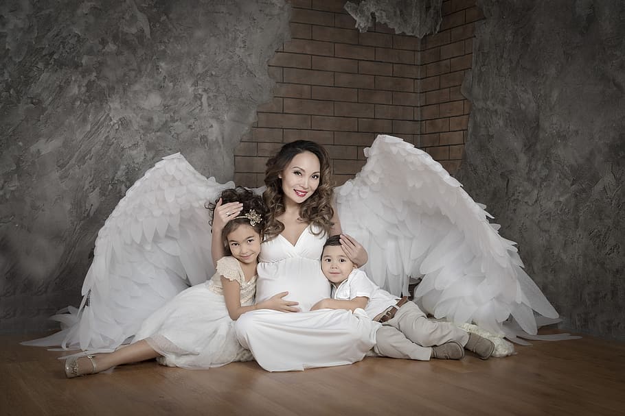 angel, pregnant, expecting, wing, maternity, childbirth, family, cute, love, motherhood