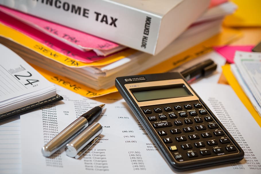 impuesto sobre la renta, calculadora, contabilidad, financiera, papeleo, impuestos, finanzas, calcular, economía, planificación