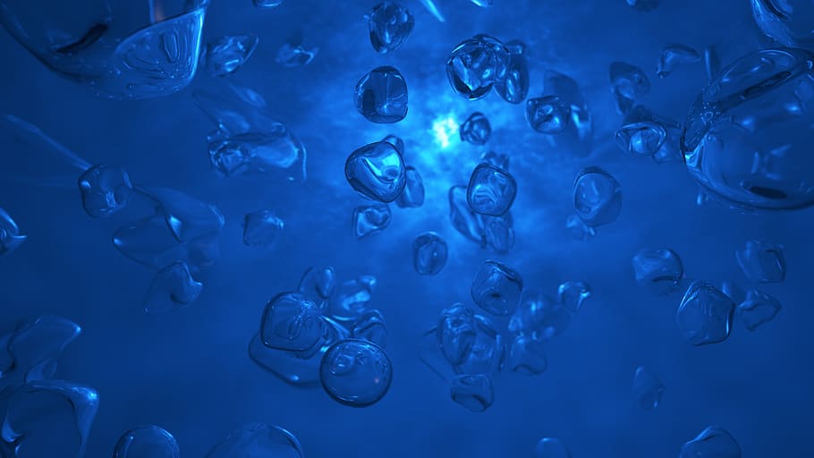 air bubbles, air, water, diving, underwater, oxygen, abstract, blue, bubble, sea
