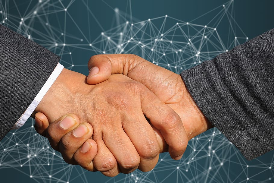 negócios, acordo, contrato, aperto de mão, corporativo, cooperação, parceria, colaboração, conexão, comunicação