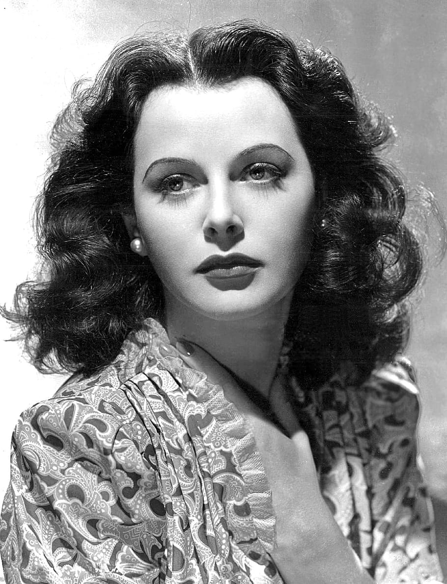 hedy, lamarr, actor, film, television, famous, portrait, beauty, hairstyle, one person