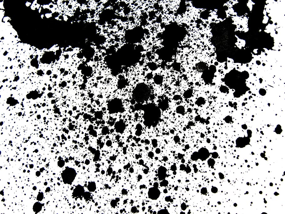 Splatter Splattered Paint Spray Background White Blob Ink Dirt