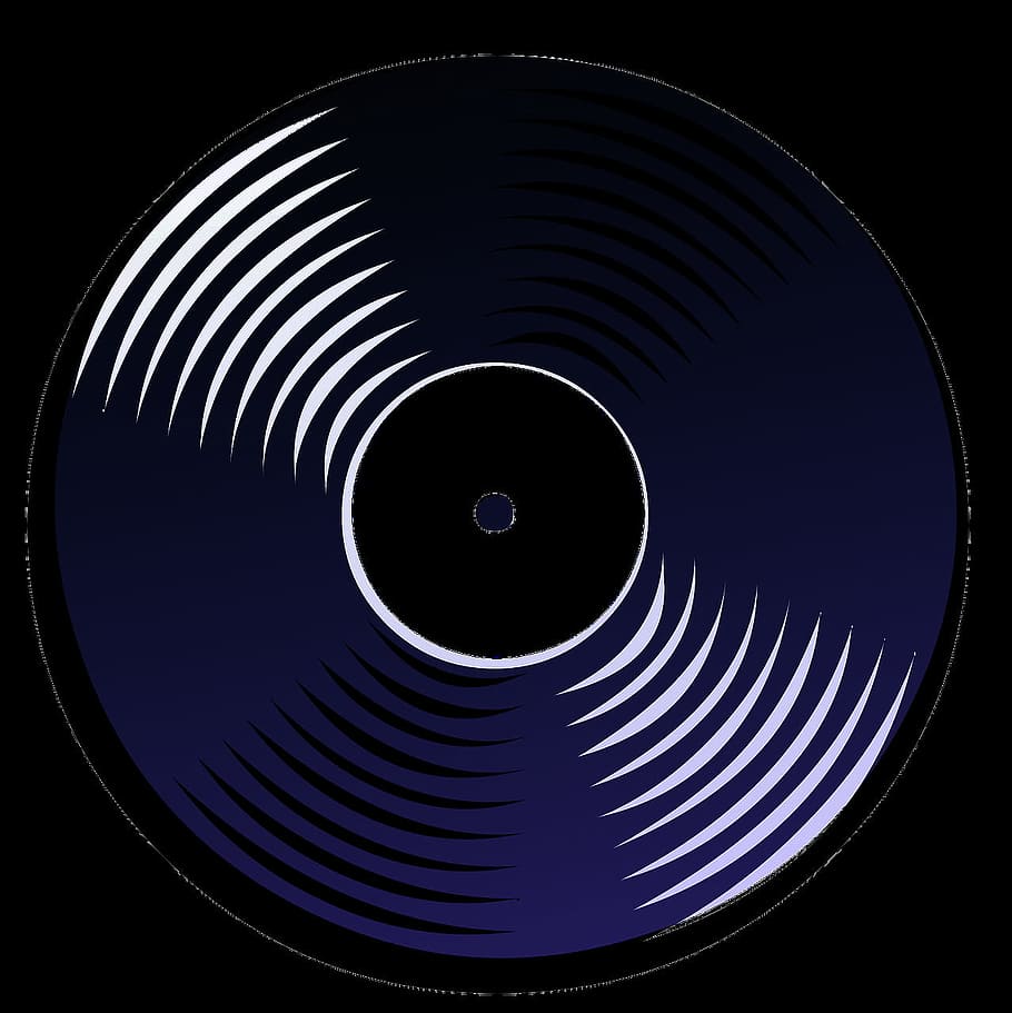 black, record, cd, songs, graphics, circle, geometric shape, shape, black background, pattern