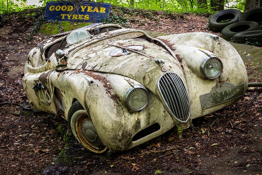 auto, car cemetery, historically, oldtimer, wreck, rusted, rust, car wreck, automotive, vintage car automobile