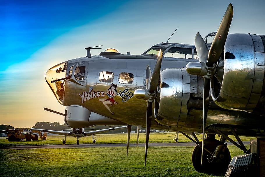 aircraft, wwii, airplane, military, propeller, war, vintage, classic, plane, fighter