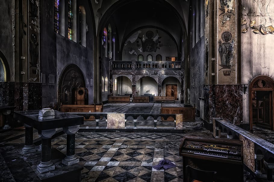 lost places, church, dom, altar, abandoned places, pforphoto, mystical, religion, masonry, transience