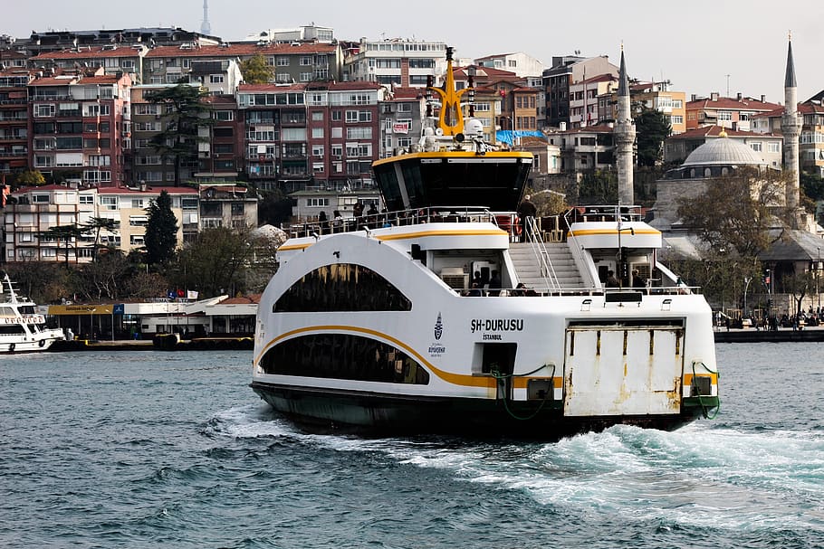 Estambul, Bósforo, el estrecho de Estambul, garganta, barco, la nave del estado, embarcación náutica, agua, modo de transporte, arquitectura