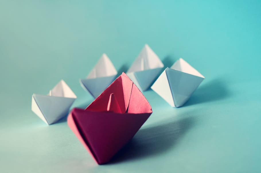 paper boats #2, boats, business, concepts, creative, creativity, ideas, leadership, paper craft, sea