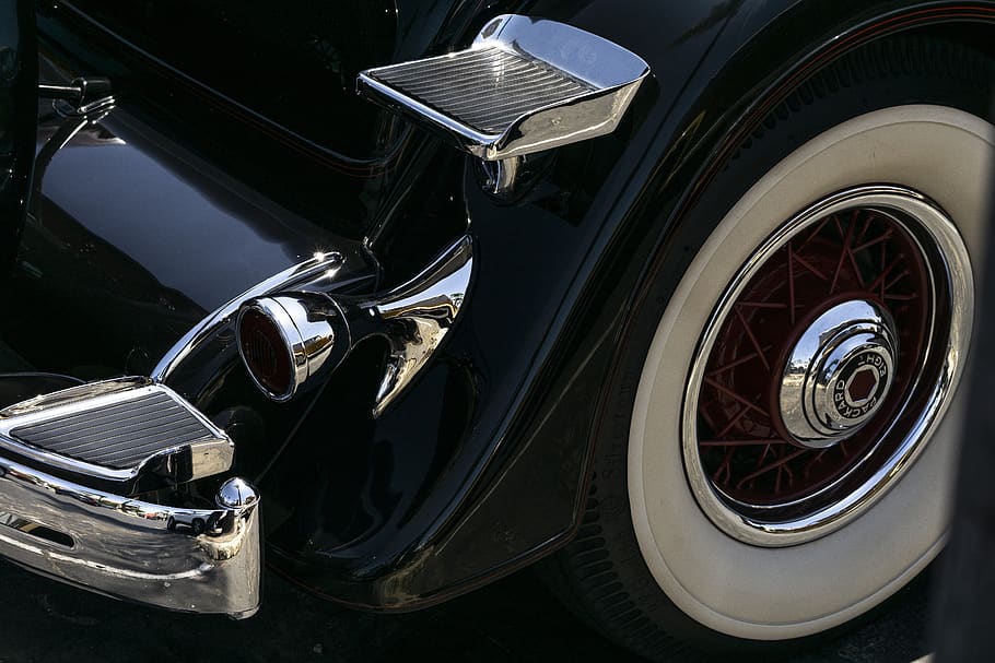 packard 8, convertible, 1930th, retro, details, classic, oldtimer, antique, cabriolet, auto