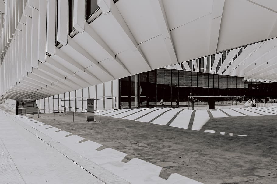 moderno, blanco, edificio, sede de edp, arquitecto aires mateus, lisboa, portugal, minimalista, contemporáneo, arquitectura